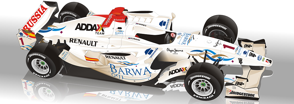 ADDAX Team | Vitaly Petrov GP2 Car